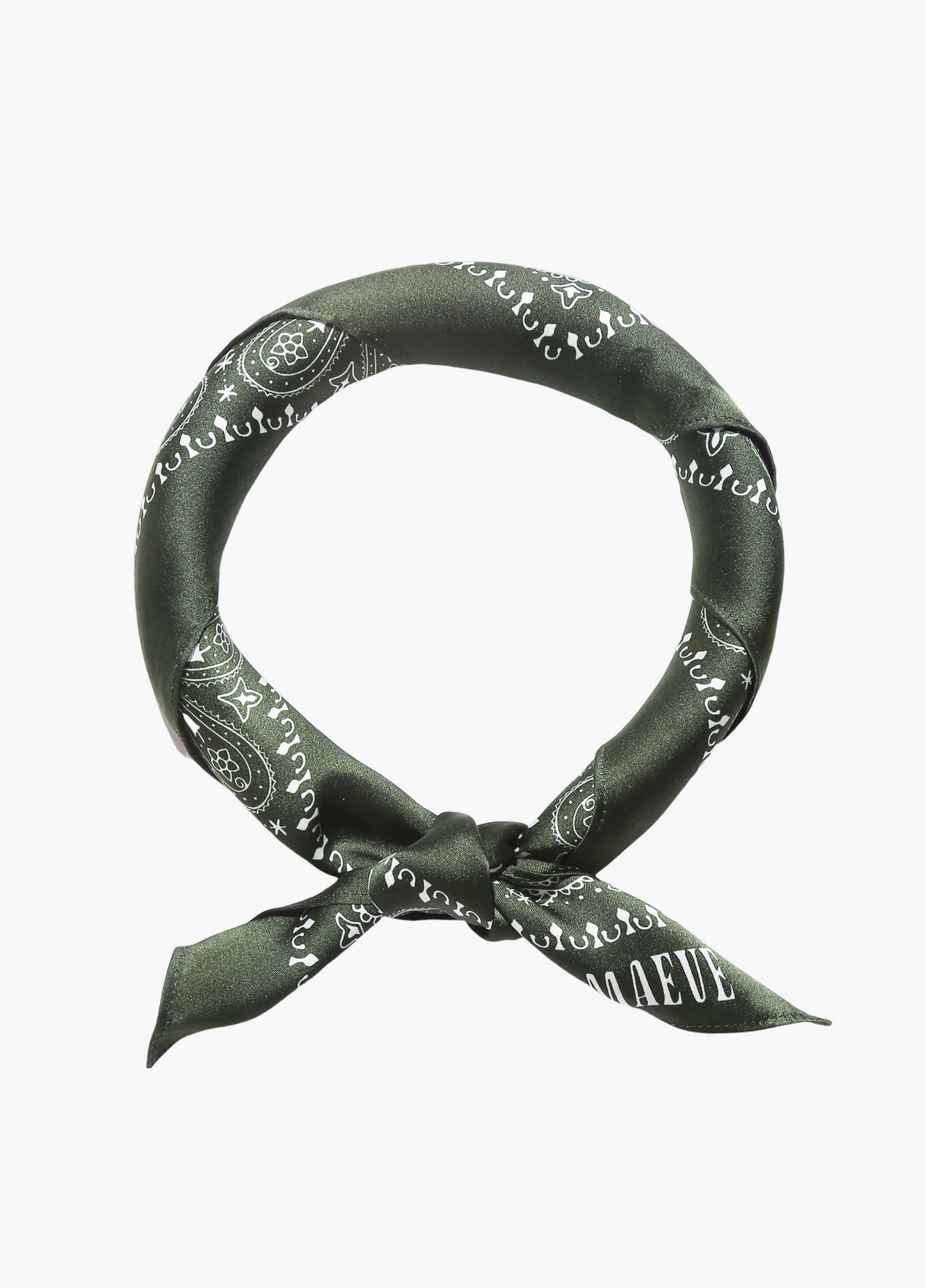 Green Paisley Bandana