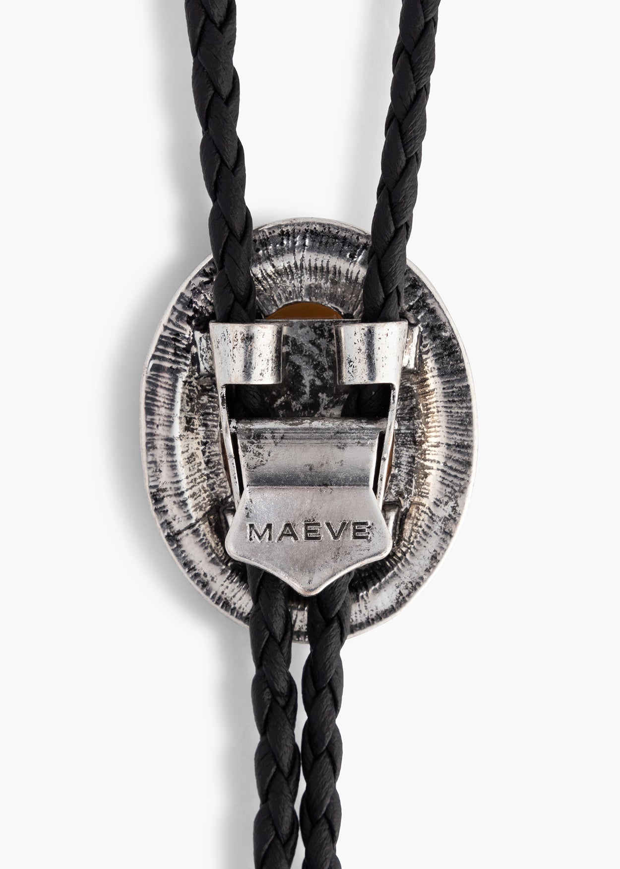 Brown aye Bolo tie