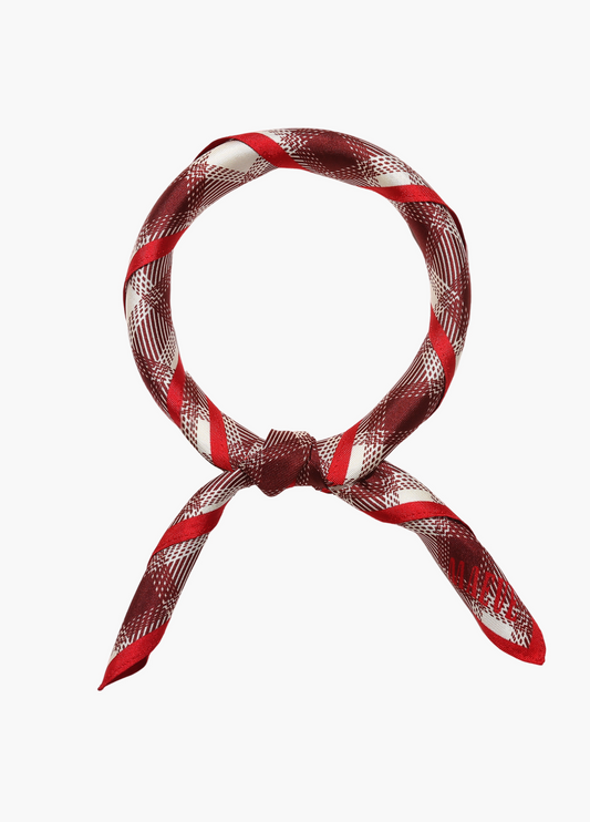Cherry wood Plaid Bandana