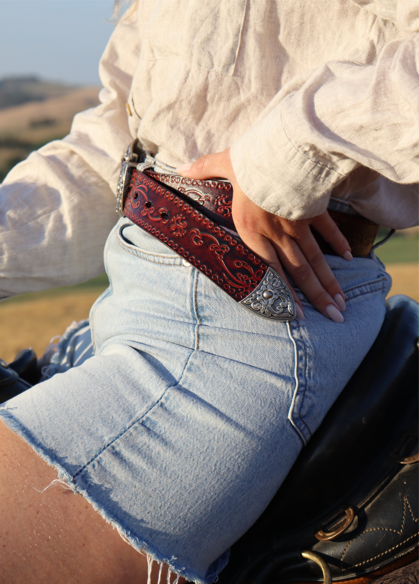 Brown Navajo Belt