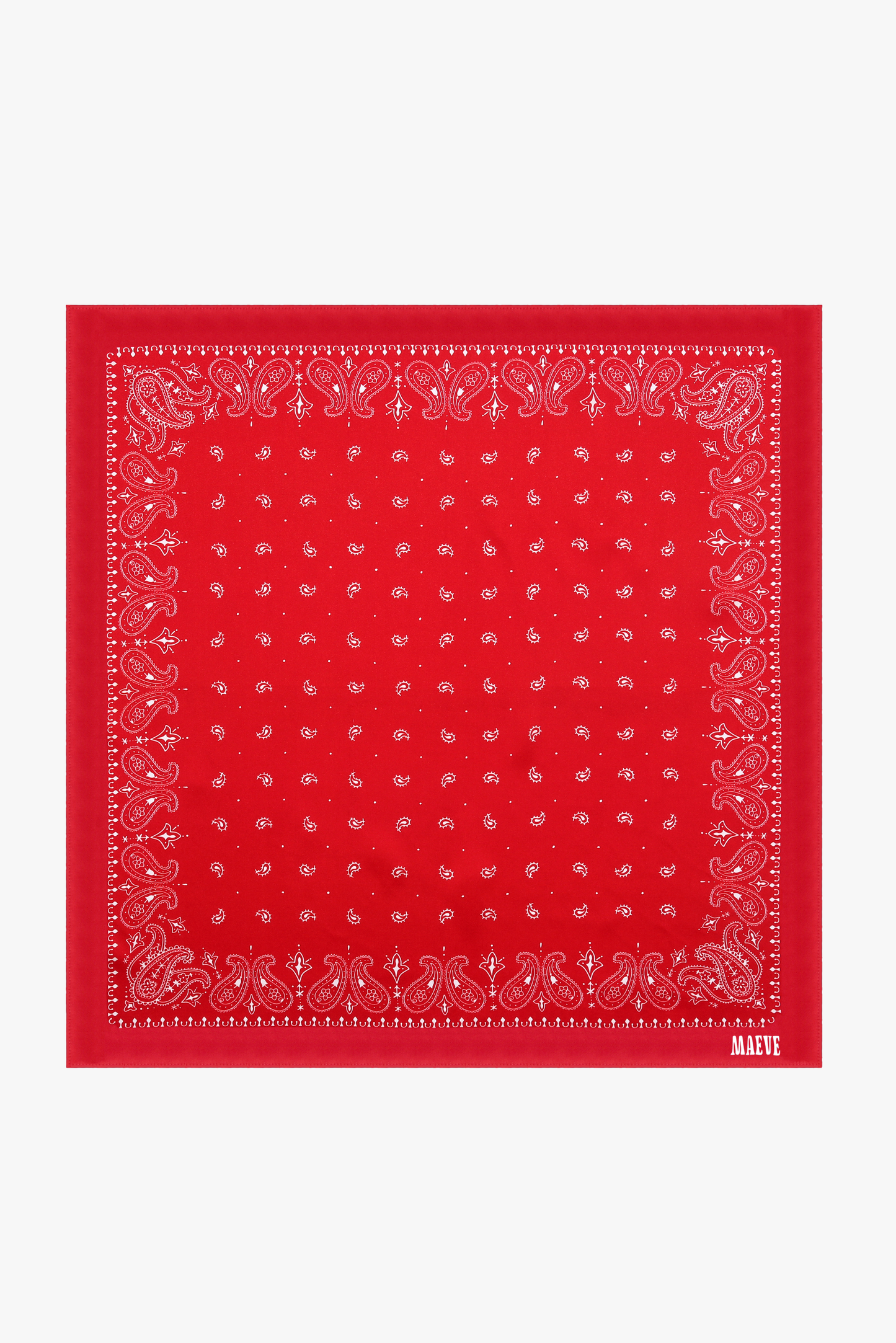 Red Paisley Bandana