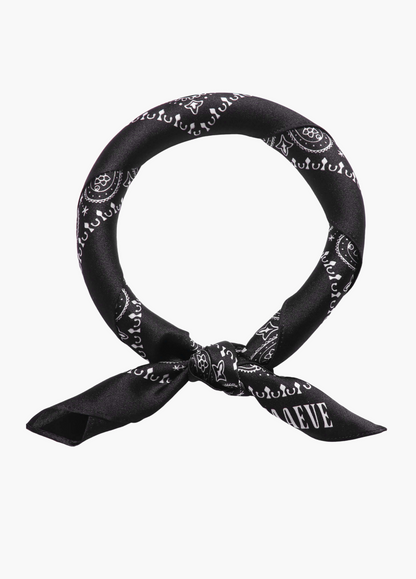 Black Paisley Bandana