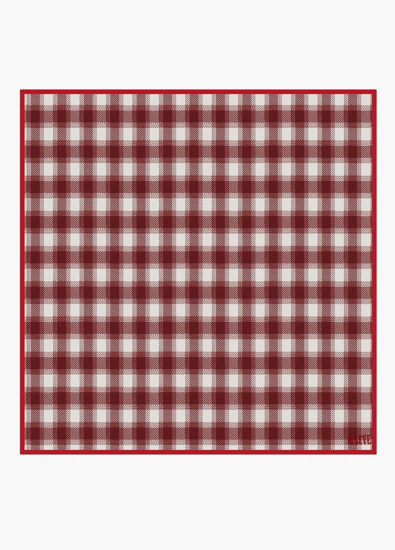 Cherry wood Plaid Bandana