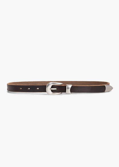 Dark Brown thin Belt