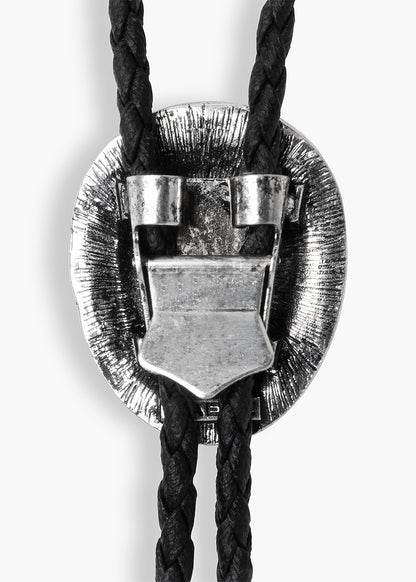 Blue aye Bolo Tie