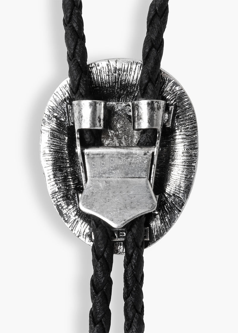 Blue aye Bolo Tie
