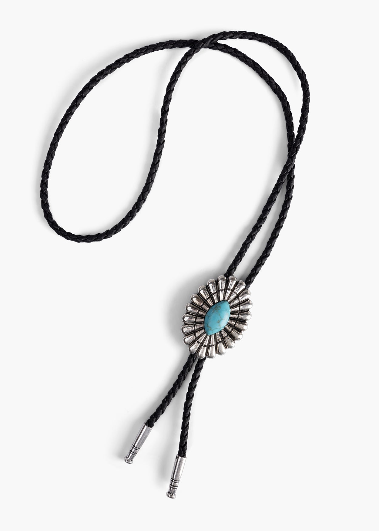 Oval Turquoise Bolo tie