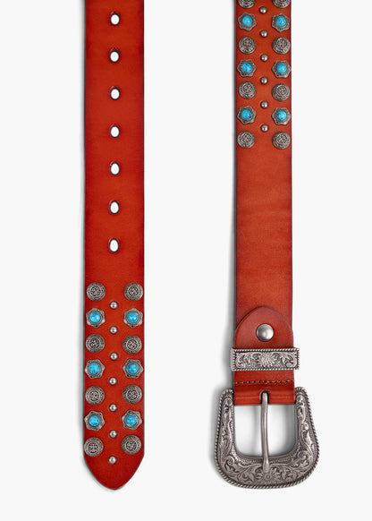 Red studded Belt