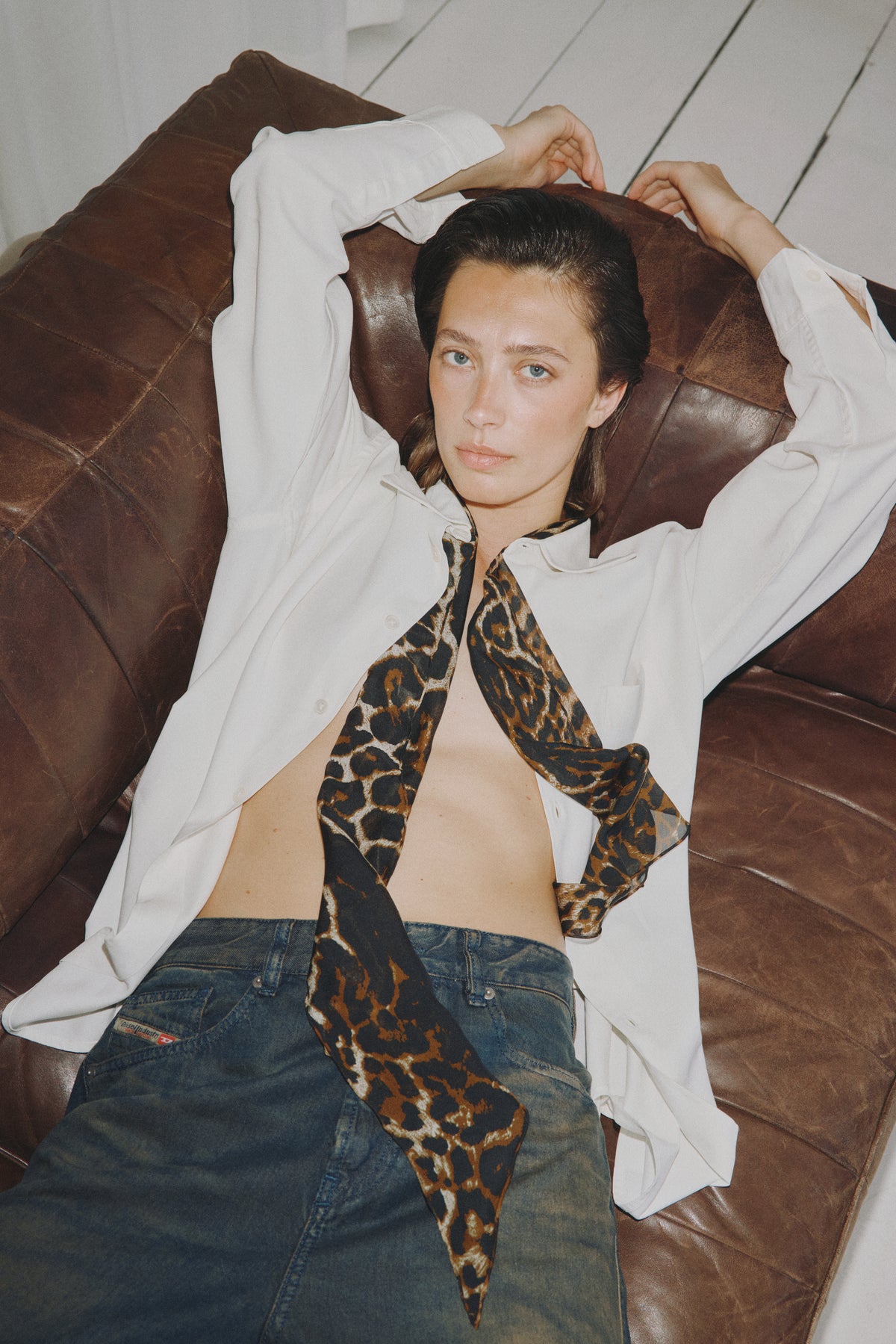 Leopard Scarf